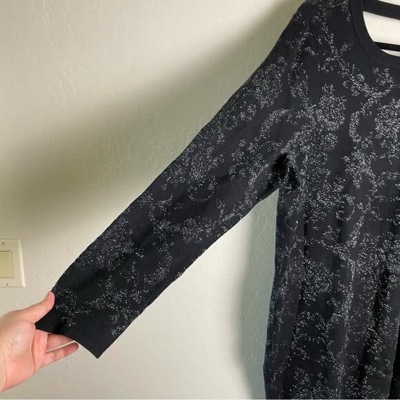 Torrid Black Floral Mini Jacquard Bodycon Dress 2X NWT 41160688 - Picture 6 of 13